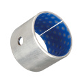 Bague de glissière matérielle en acier adaptée aux besoins du client de douille de bonne capacité de charge avec la couche bleue de POM à l&#39;intérieur